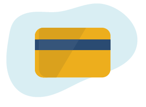 Yellow payment card